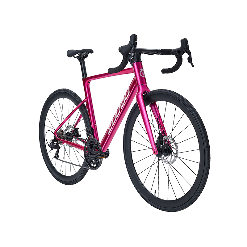 Hyb-047 Rose Pink 700c Legato Road Bike con pneumatici 28C